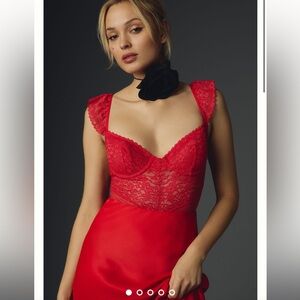 Anthropologie Rosette Wrap Necklace